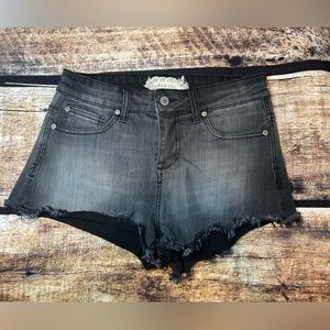 Altar’s State Dark Gray Cut-Off Shorts